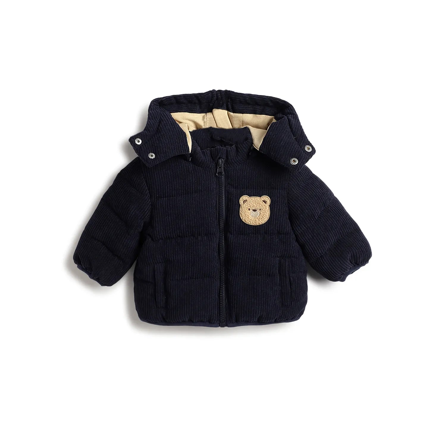 Boys Dark Blue Applique Jacket