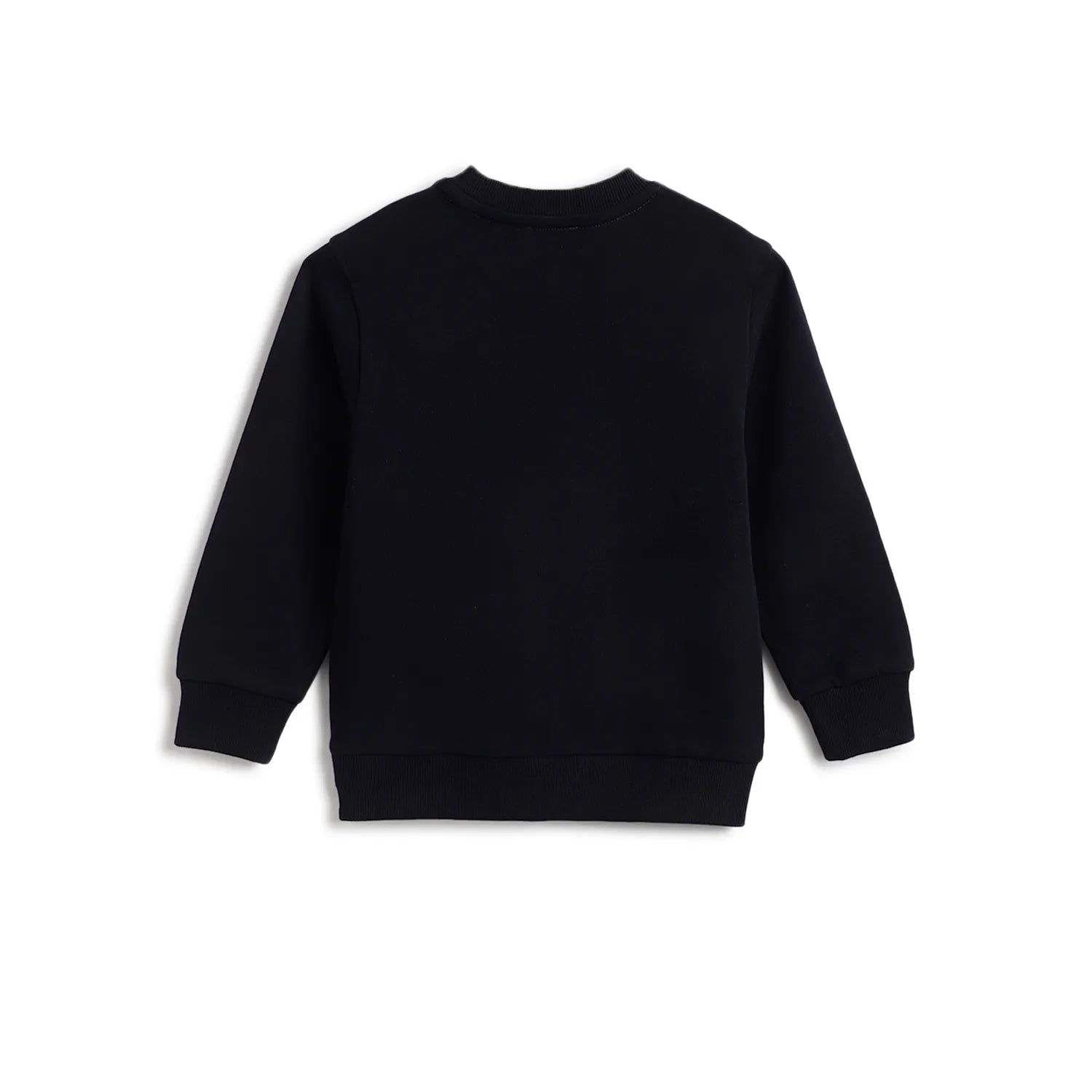 Boys Dark Blue Printed Sweatshirt