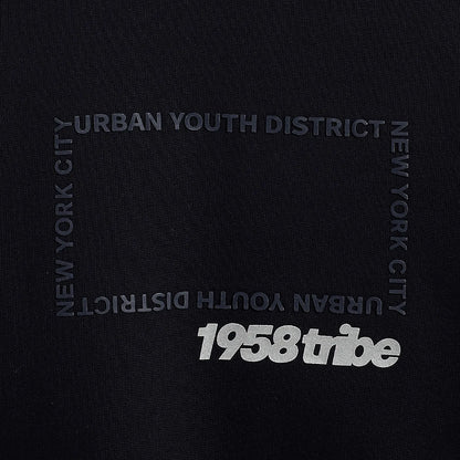 Boys Dark Blue Printed Sweatshirt