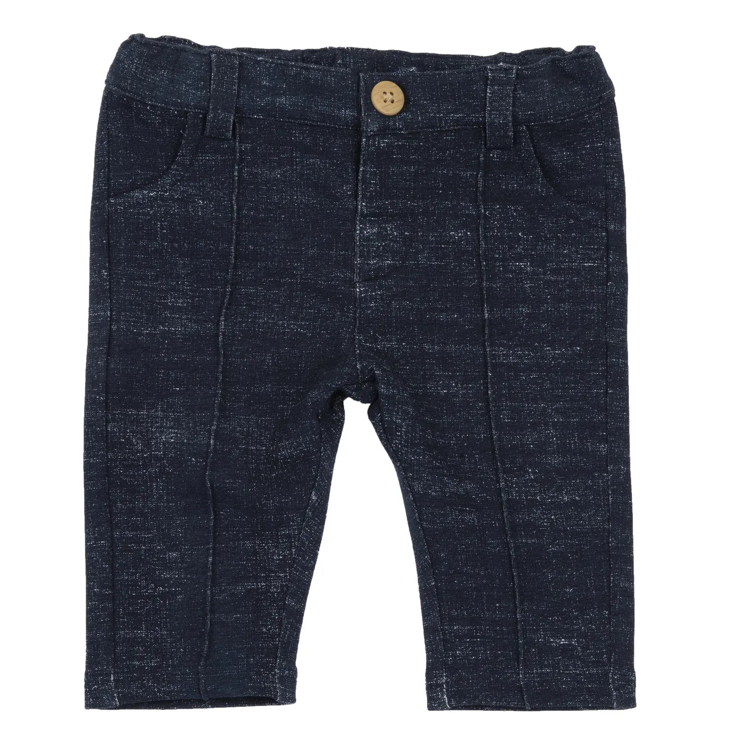 Boys Dark Blue Solid Trouser