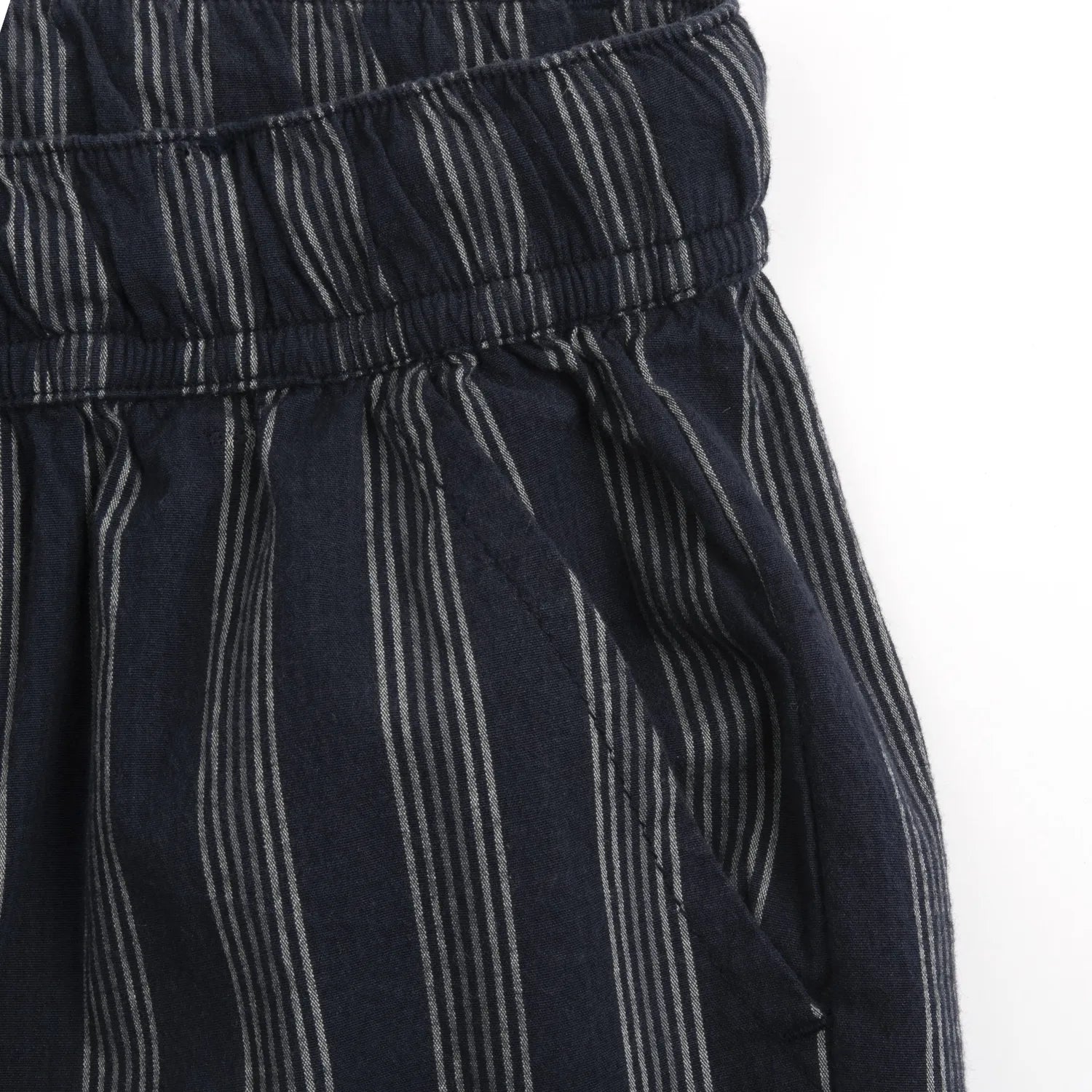Boys Dark Blue Striped Trouser