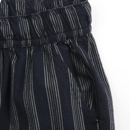 Boys Dark Blue Striped Trouser
