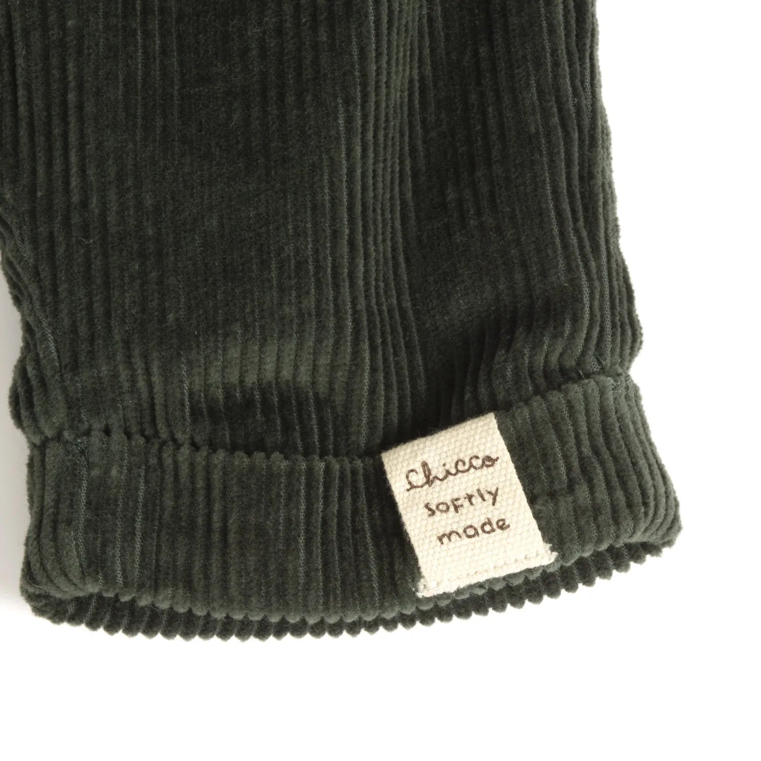Boys Dark Green Solid Trouser