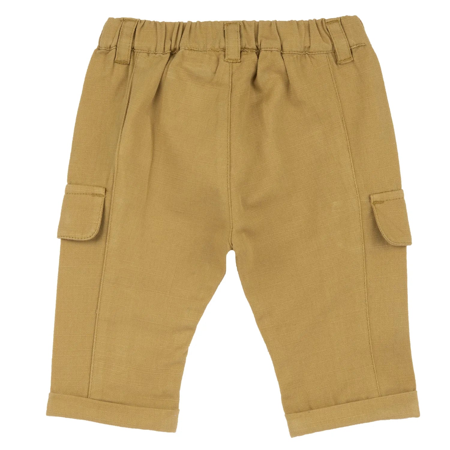 Boys Dark Yellow Solid Trouser