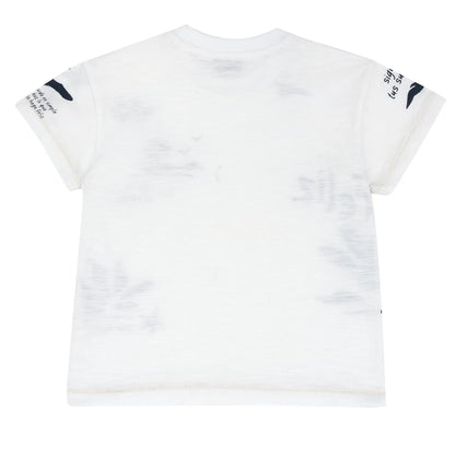 Boys Floral Printed T-shirt