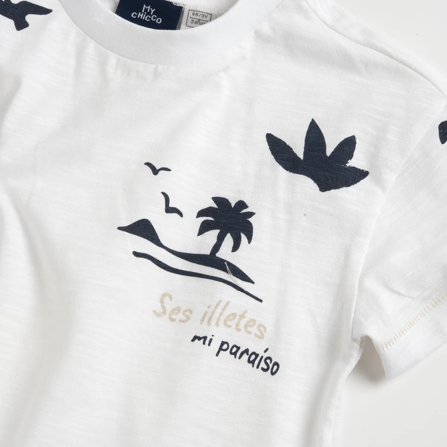 Boys Floral Printed T-shirt