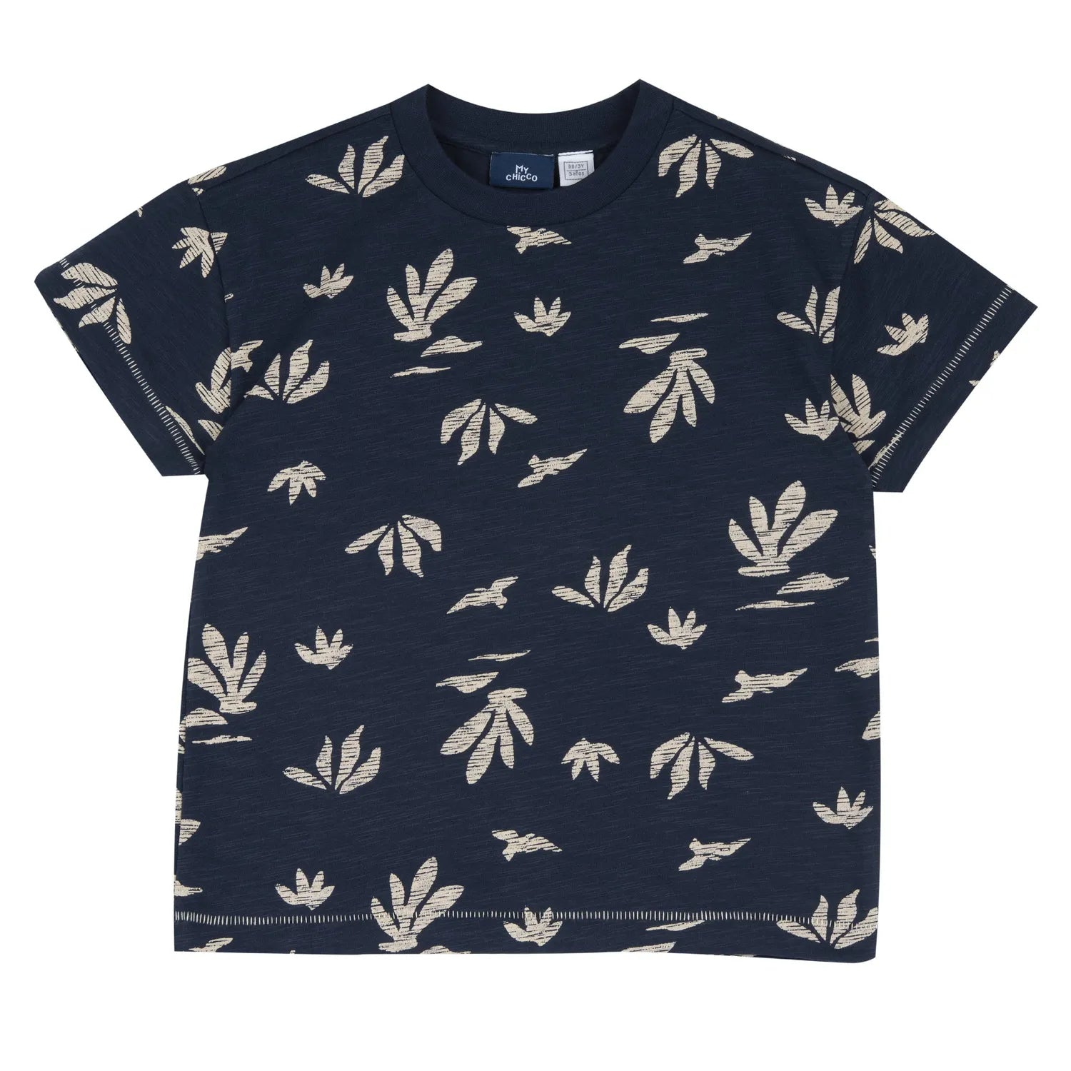 Boys Floral Printed T-shirt