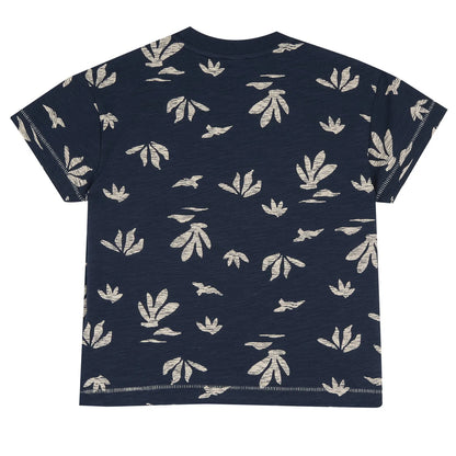 Boys Floral Printed T-shirt
