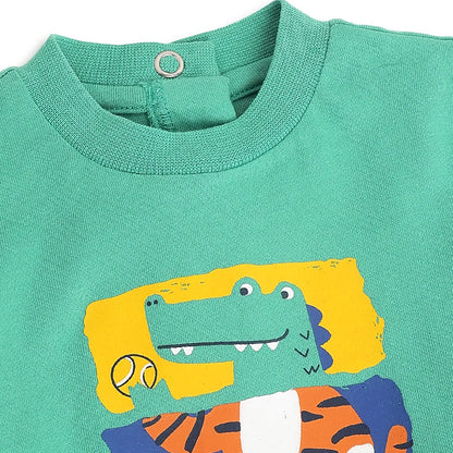 Boys Graphic Printed Cotton T-shirt