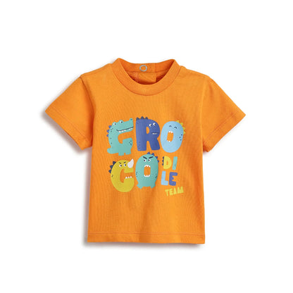 Boys Graphic Printed Cotton T-shirt