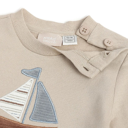 Boys Graphic Printed Sweatshirt with Trouser