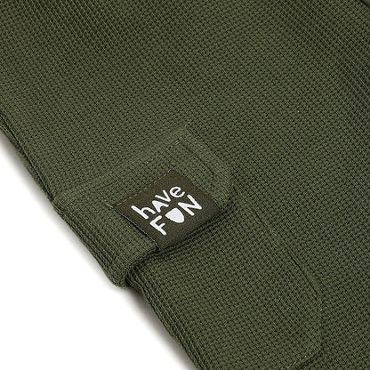 Boys Green Cargo Trousers