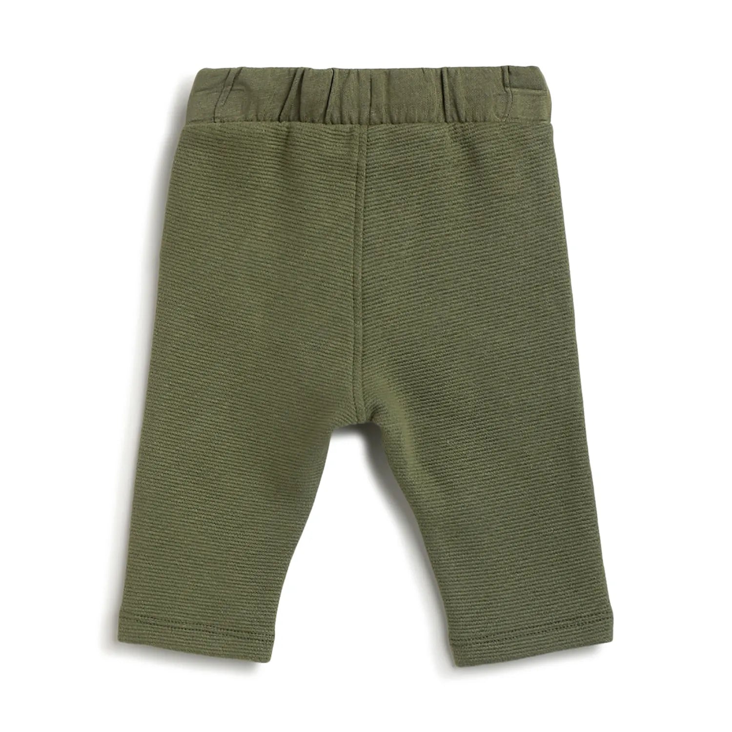 Boys Green Cotton Trouser