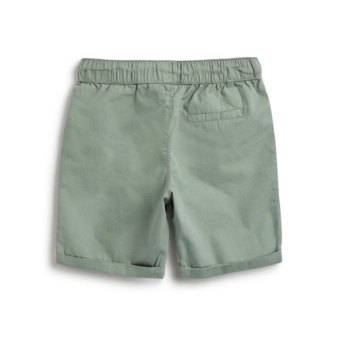 Boys Green Mid-Rise Shorts