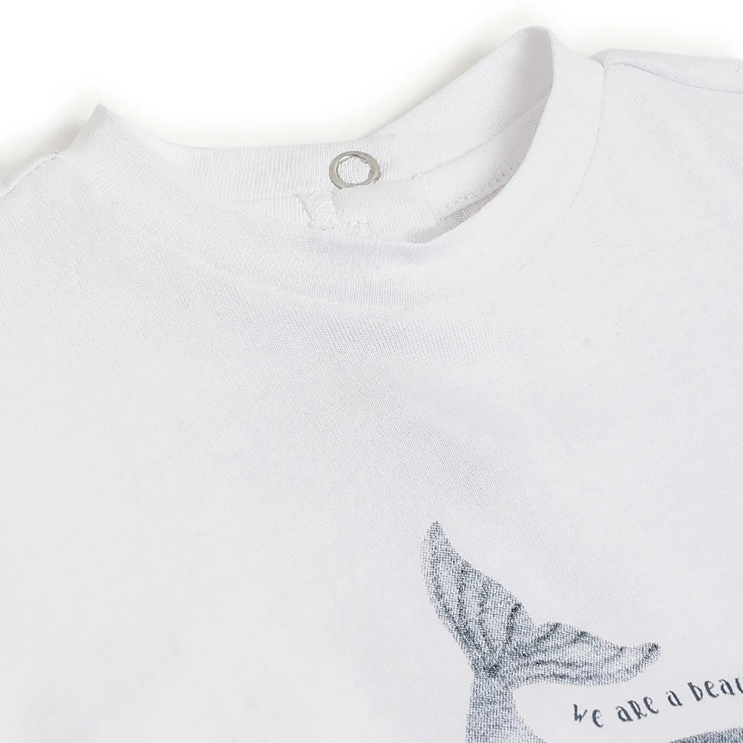 Boys Green Printed Cotton T-shirt