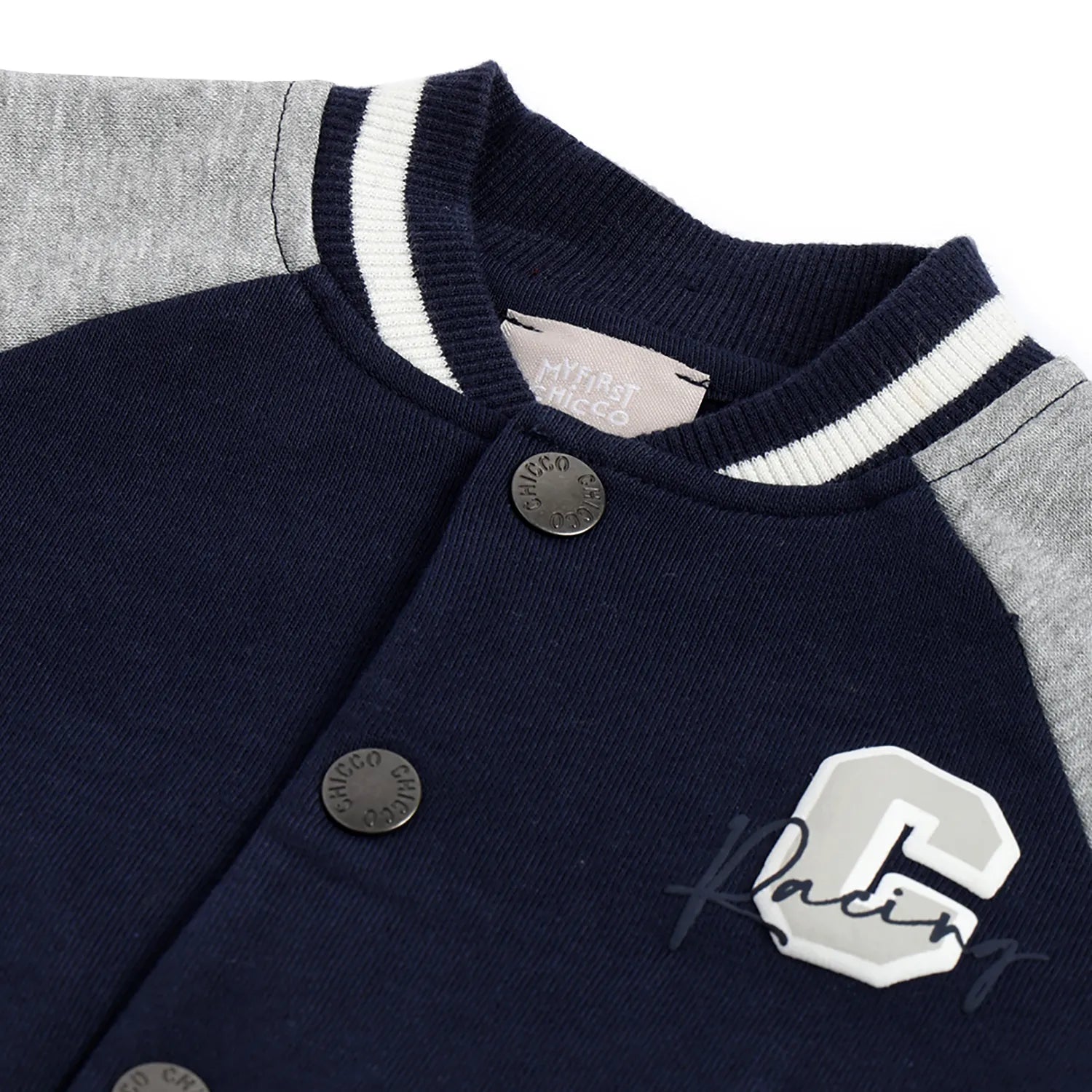 Boys Grey Colourblocked Cardigan