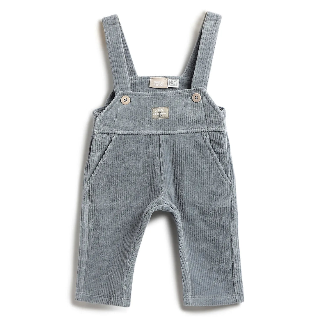 Boys Grey Medium Length Dungaree