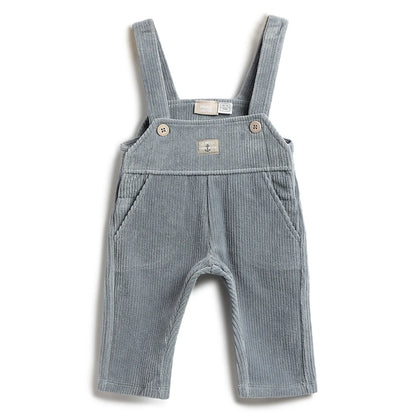 Boys Grey Medium Length Dungaree