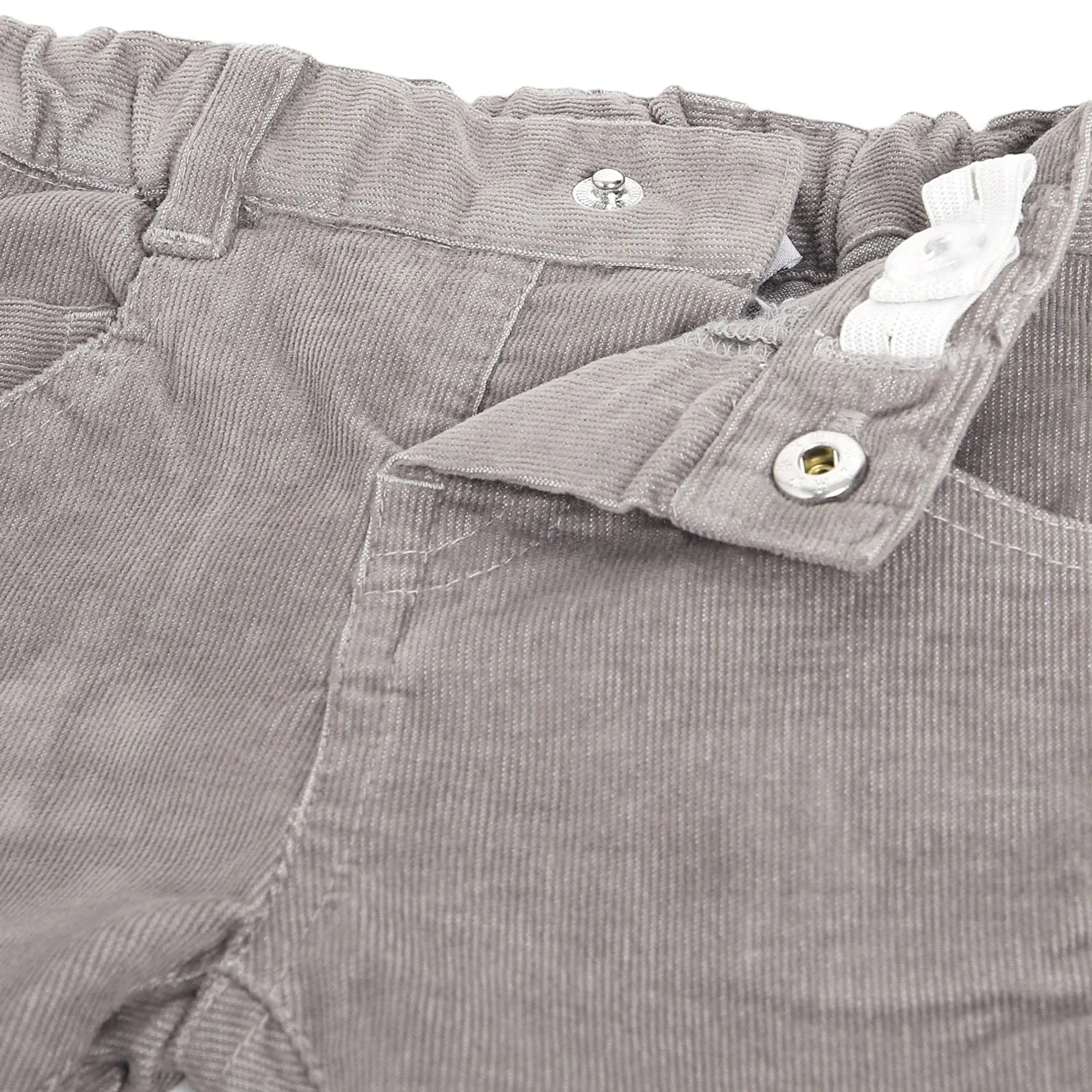 Boys Grey Mid-Rise Relaxed Fit Trousers