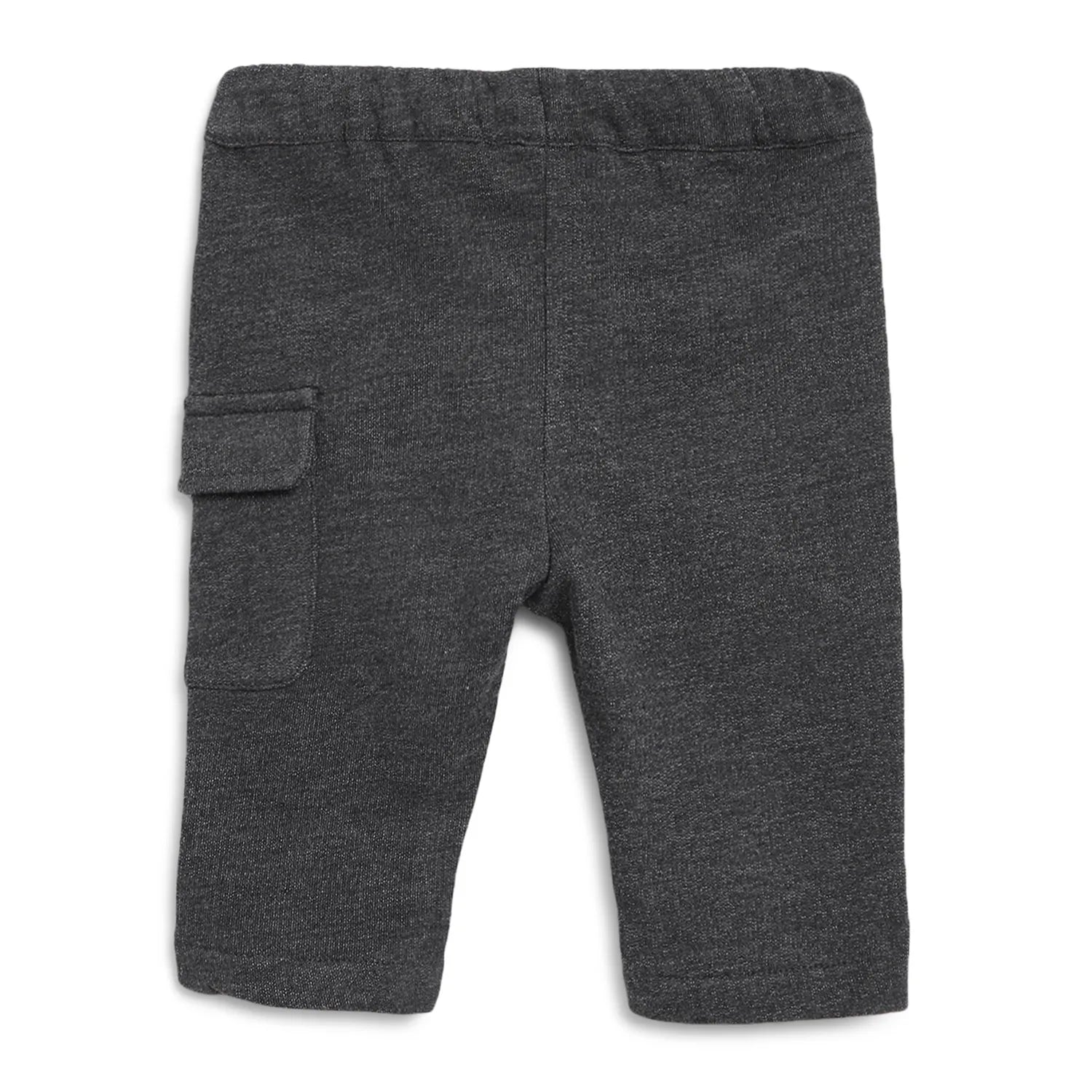 Boys Grey Mid-Rise Trousers