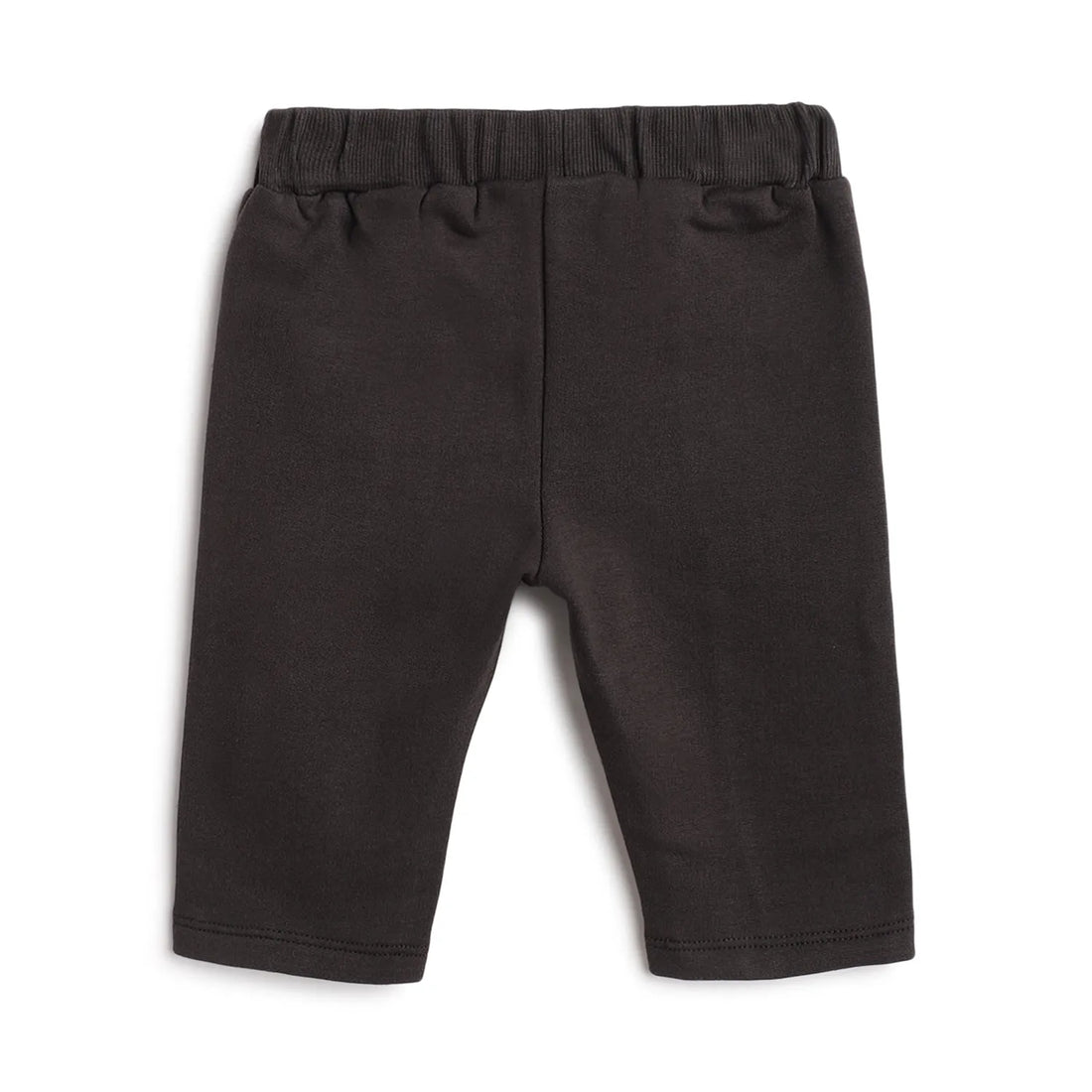 Boys Grey Solid Regular Fit Trousers
