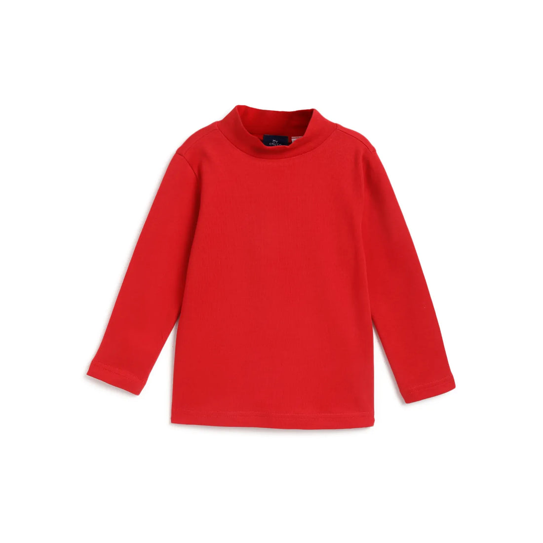 Boys High Neck Full Sleeves T-shirt