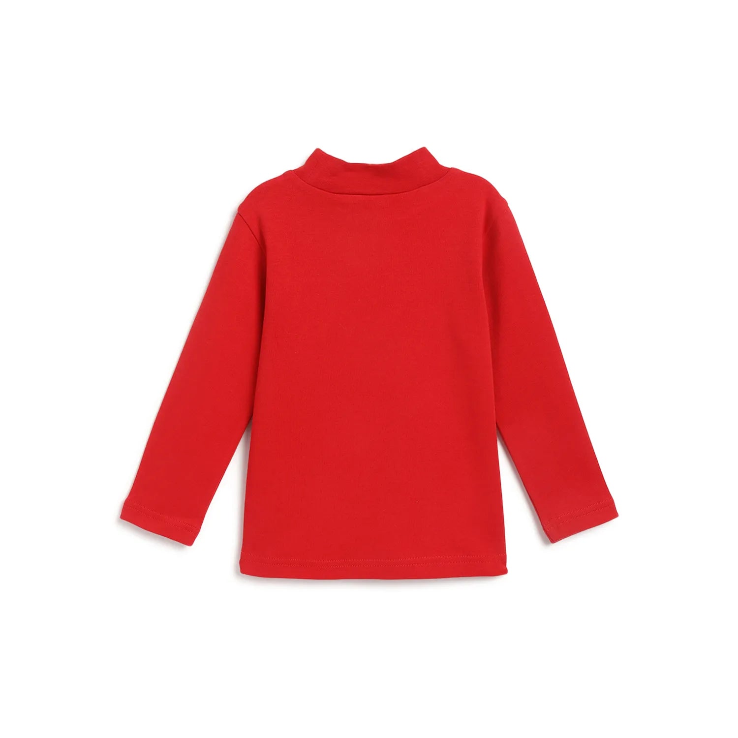 Boys High Neck Full Sleeves T-shirt