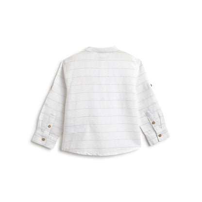 Boys Horizontal Stripes Shirt