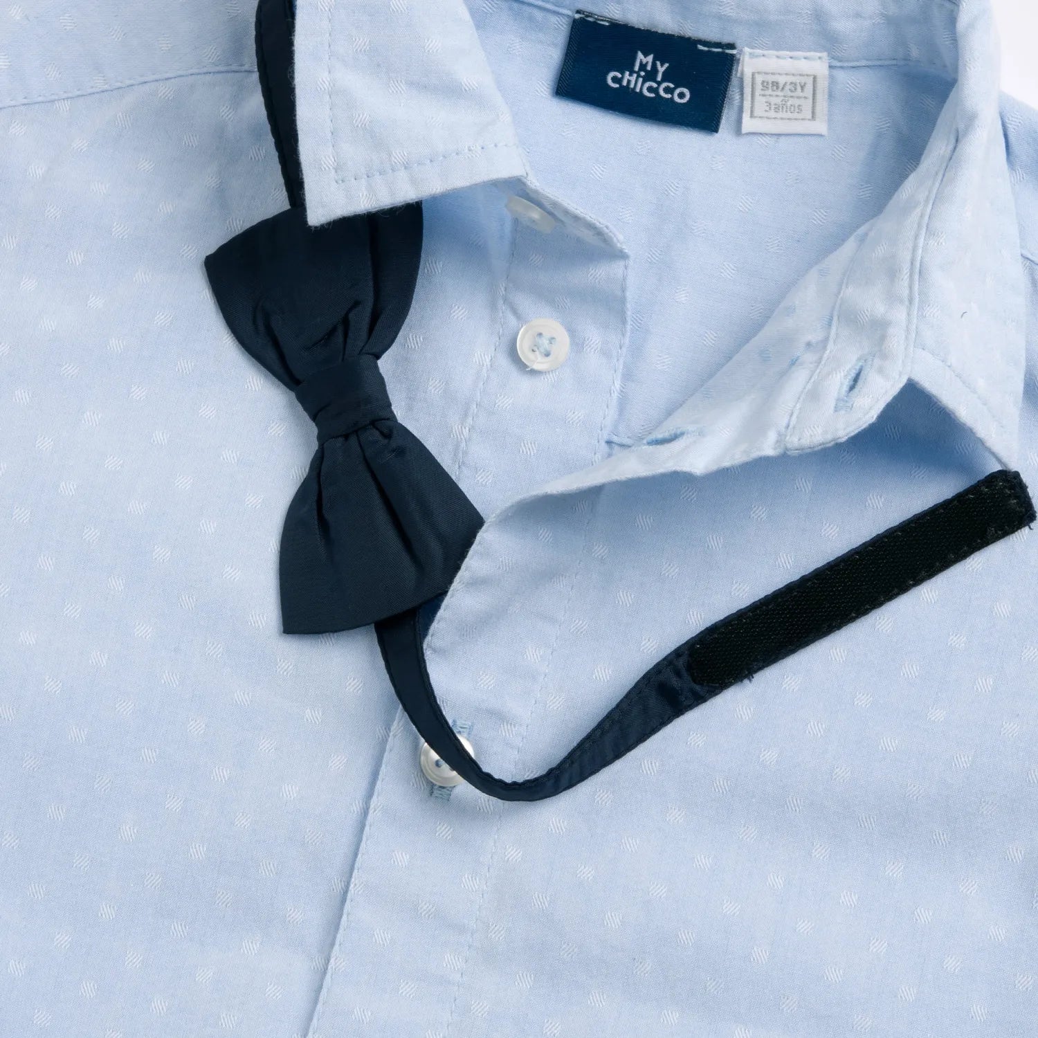 Boys Light Blue Solid Formal Shirt