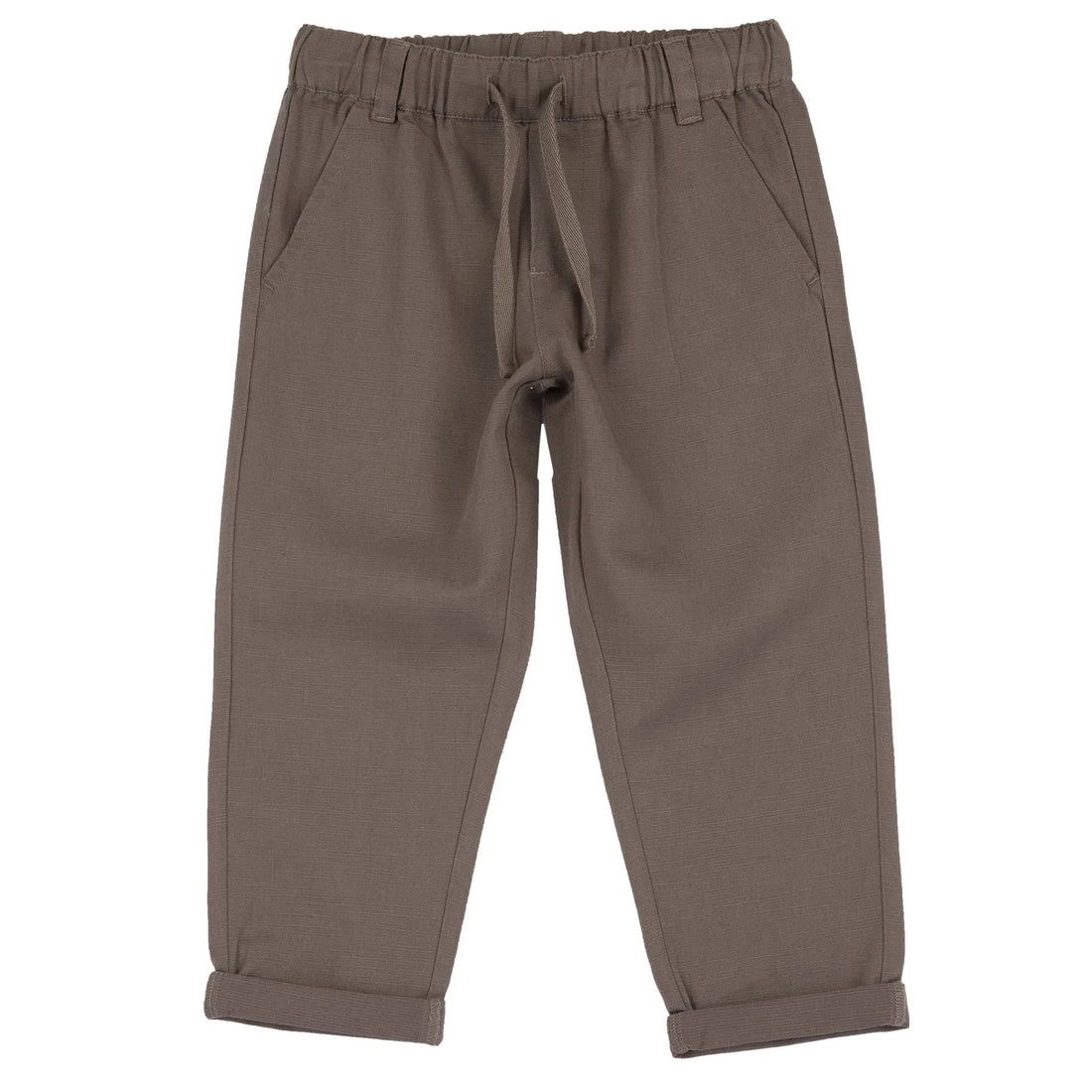 Boys Light Brown Solid Trouser