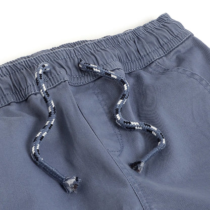 Boys Medium Blue Solid Trousers