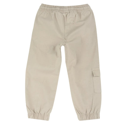 Boys Medium Natural Solid Joggers