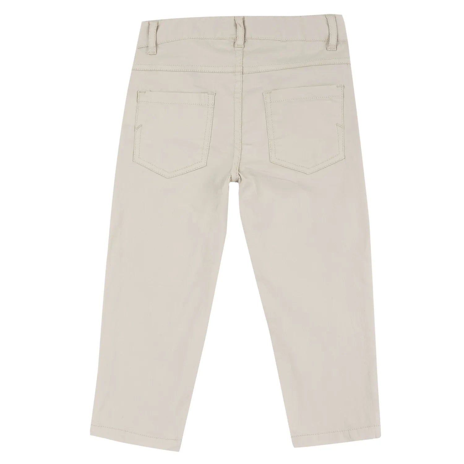 Boys Medium Natural Solid Trouser