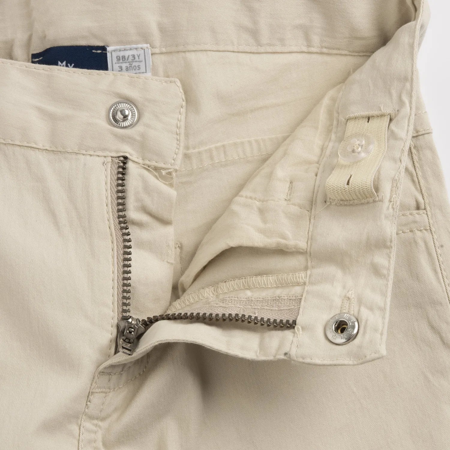 Boys Medium Natural Solid Trouser