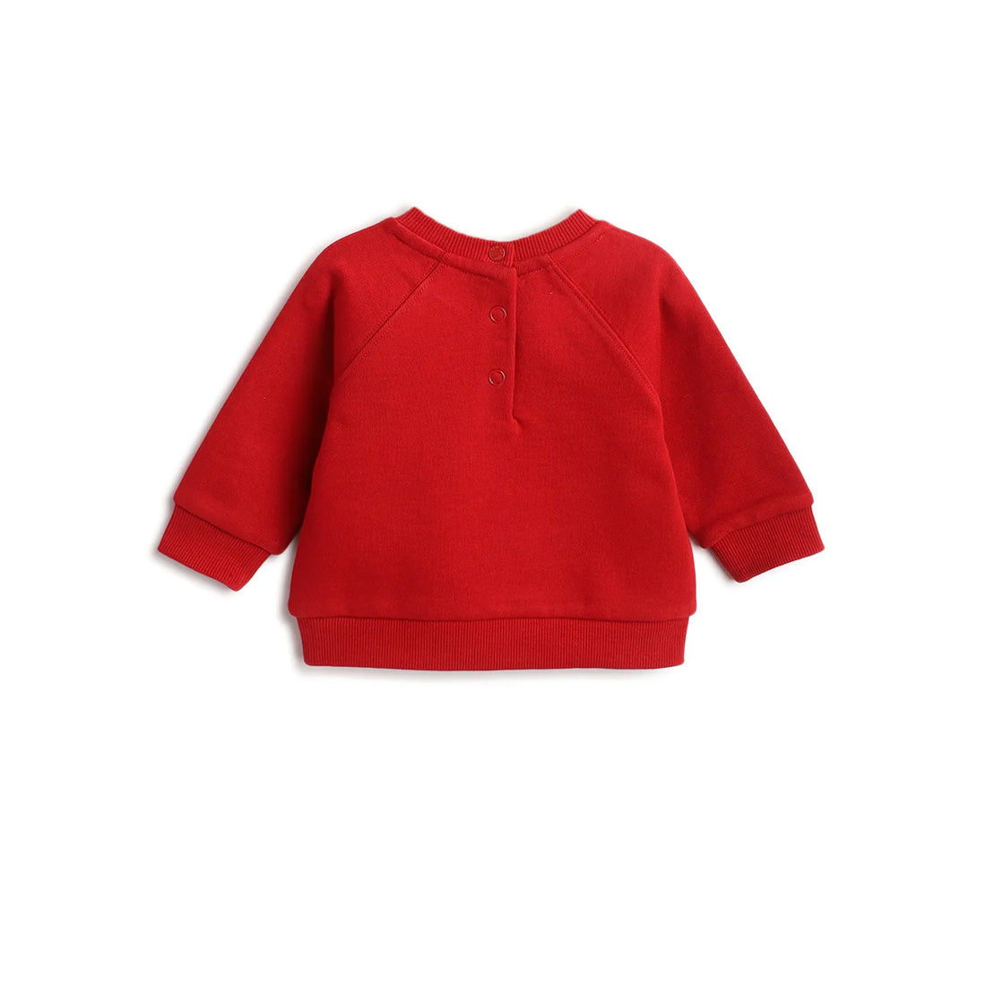 Boys Medium Red Printed Sweatshirt