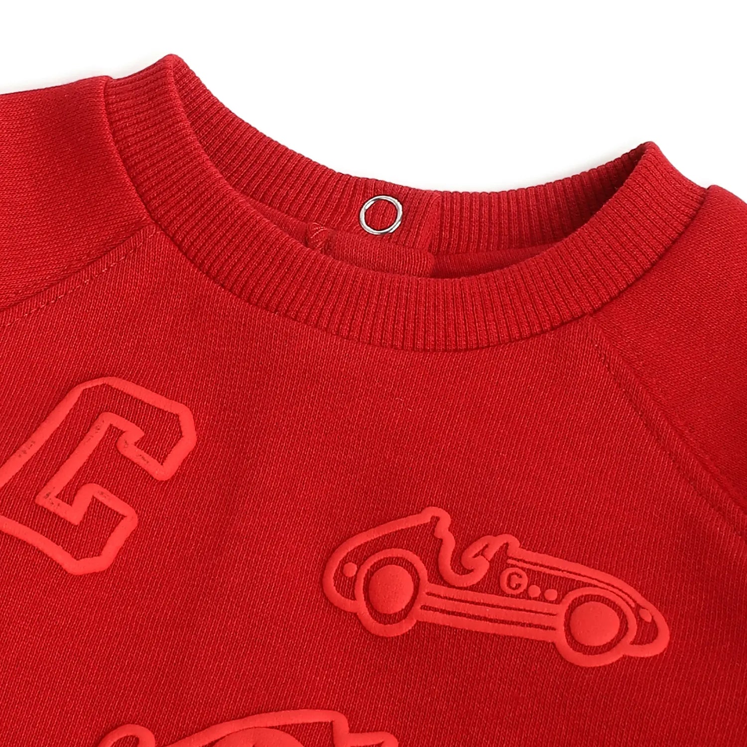 Boys Medium Red Printed Sweatshirt