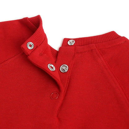 Boys Medium Red Printed Sweatshirt