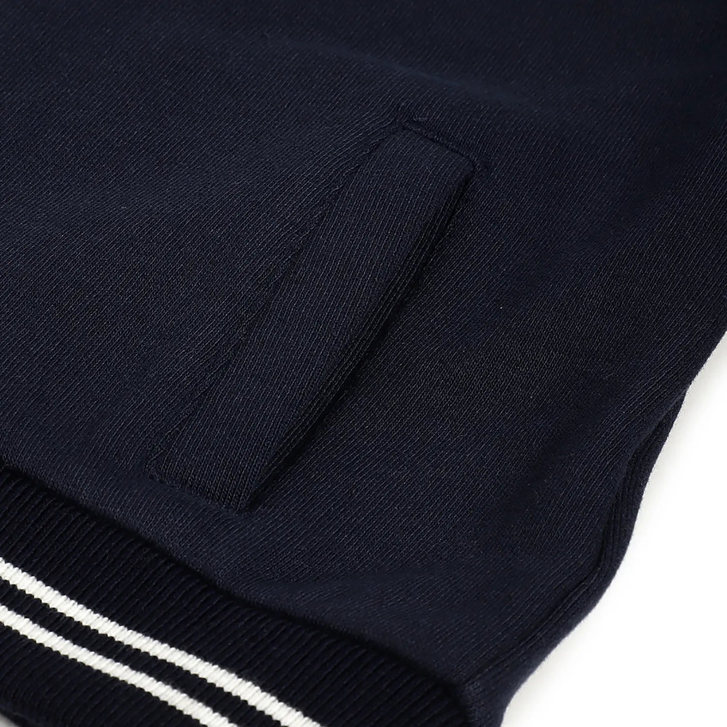 Boys Navy Blue Colourblocked Cardigan