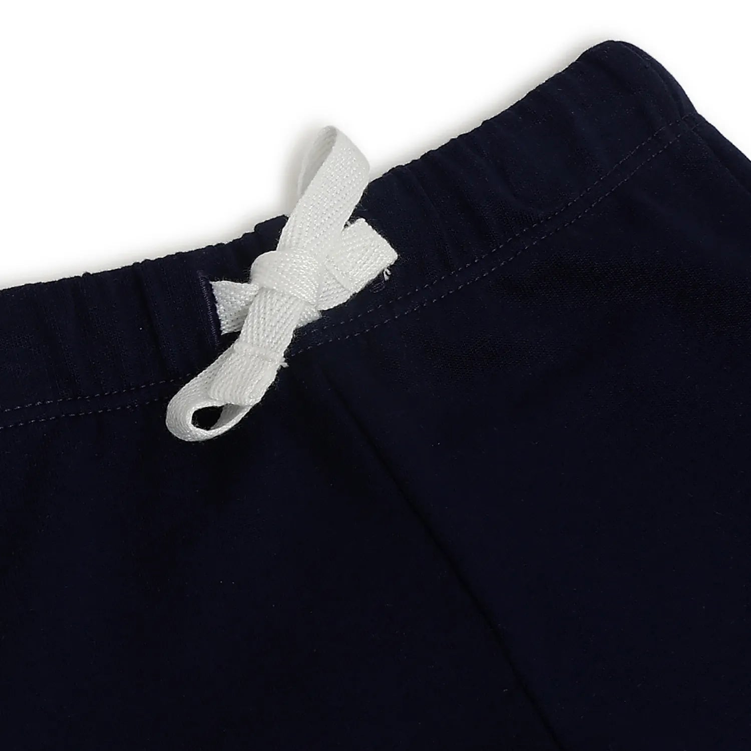 Boys Navy Blue Cotton Joggers