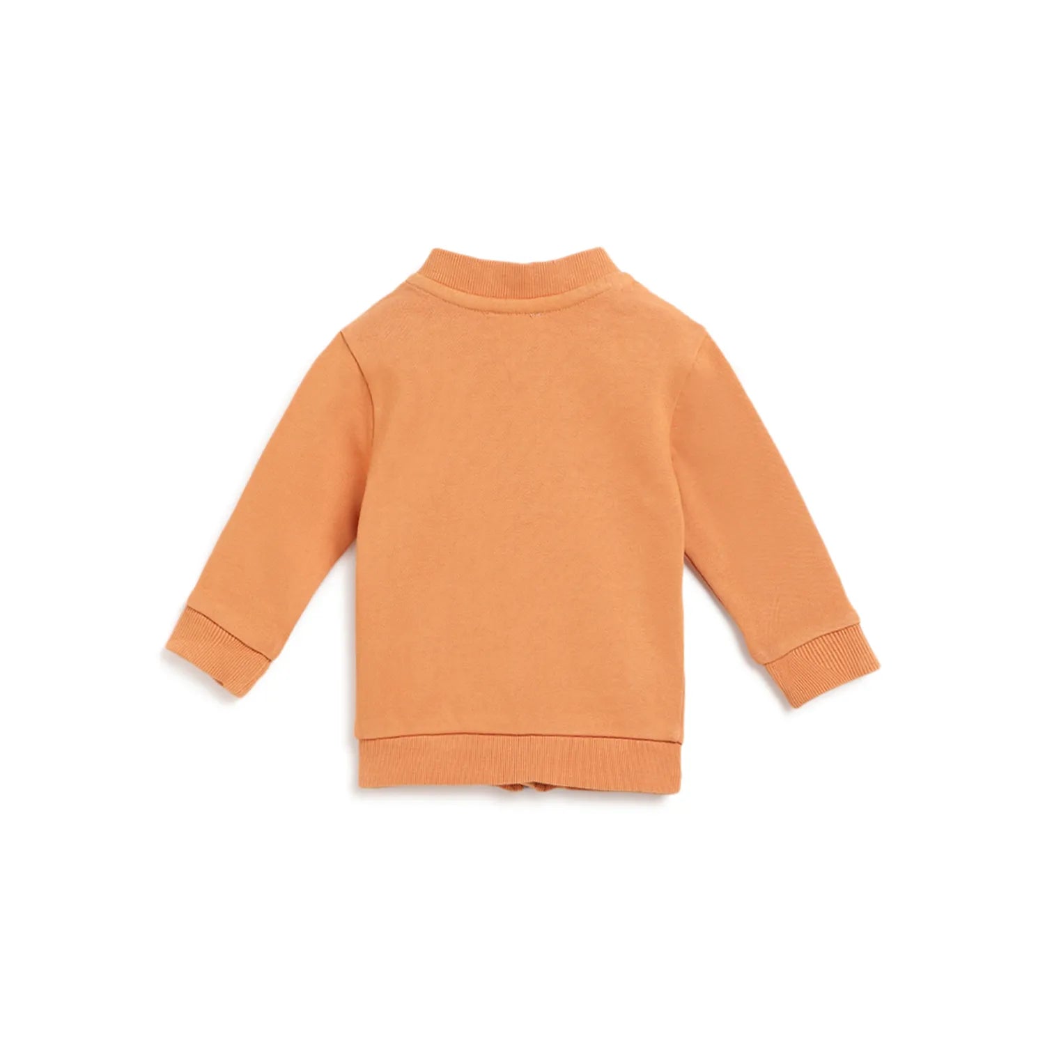 Boys Orange Open Front Jacket