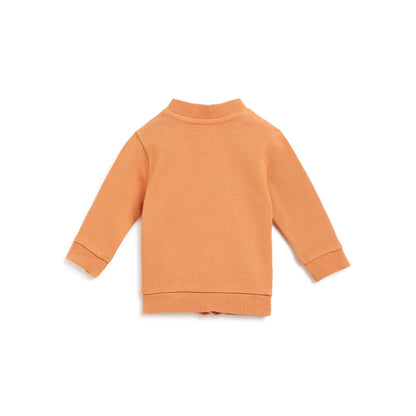 Boys Orange Open Front Jacket