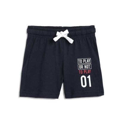Boys Pack Of 3 Printed Cotton Shorts