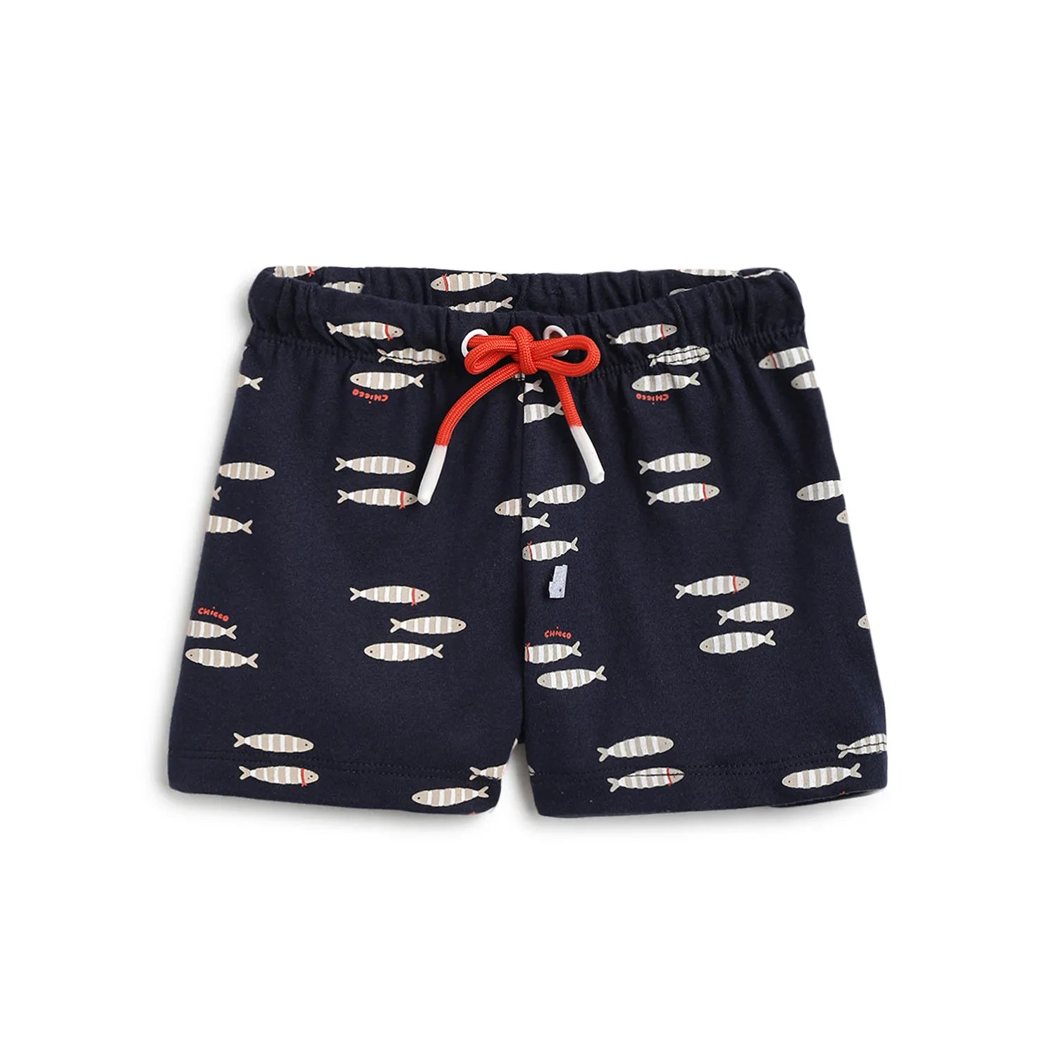 Boys Printed Cotton T-Shirt With Shorts