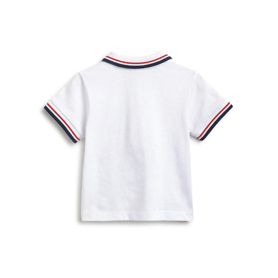 Boys Printed Polo T-Shirt With Shorts