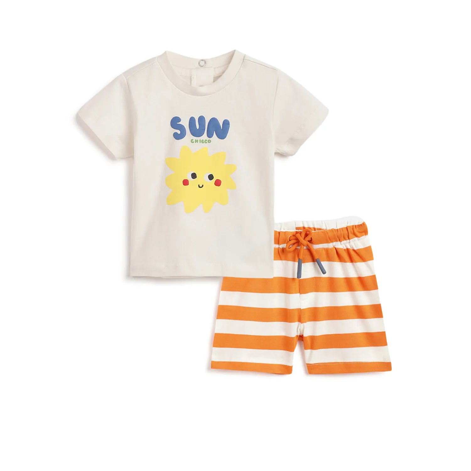 Boys Printed T-shirt With Shorts