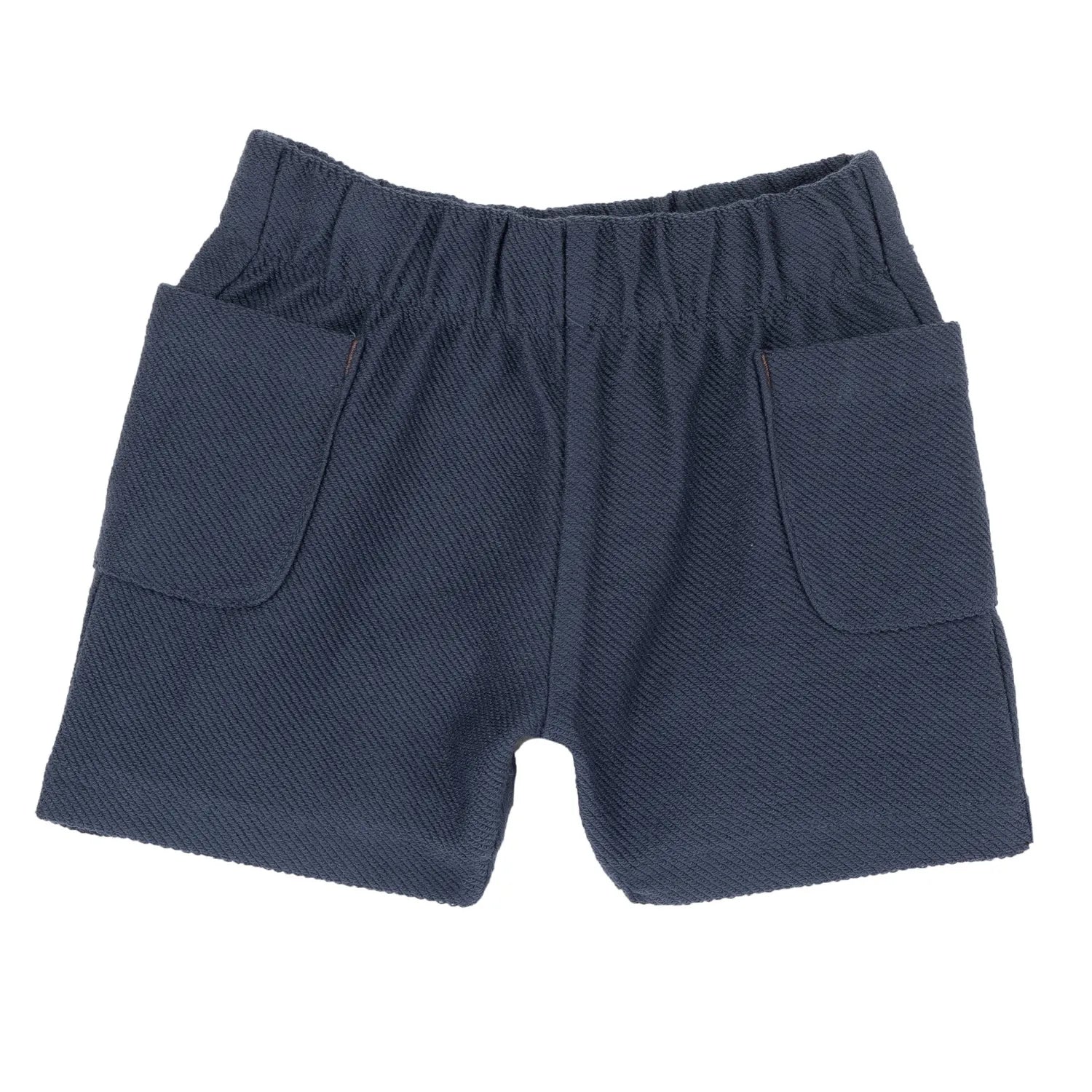 Boys Rust and Blue Graphic Printed T-Shirt with Shorts
