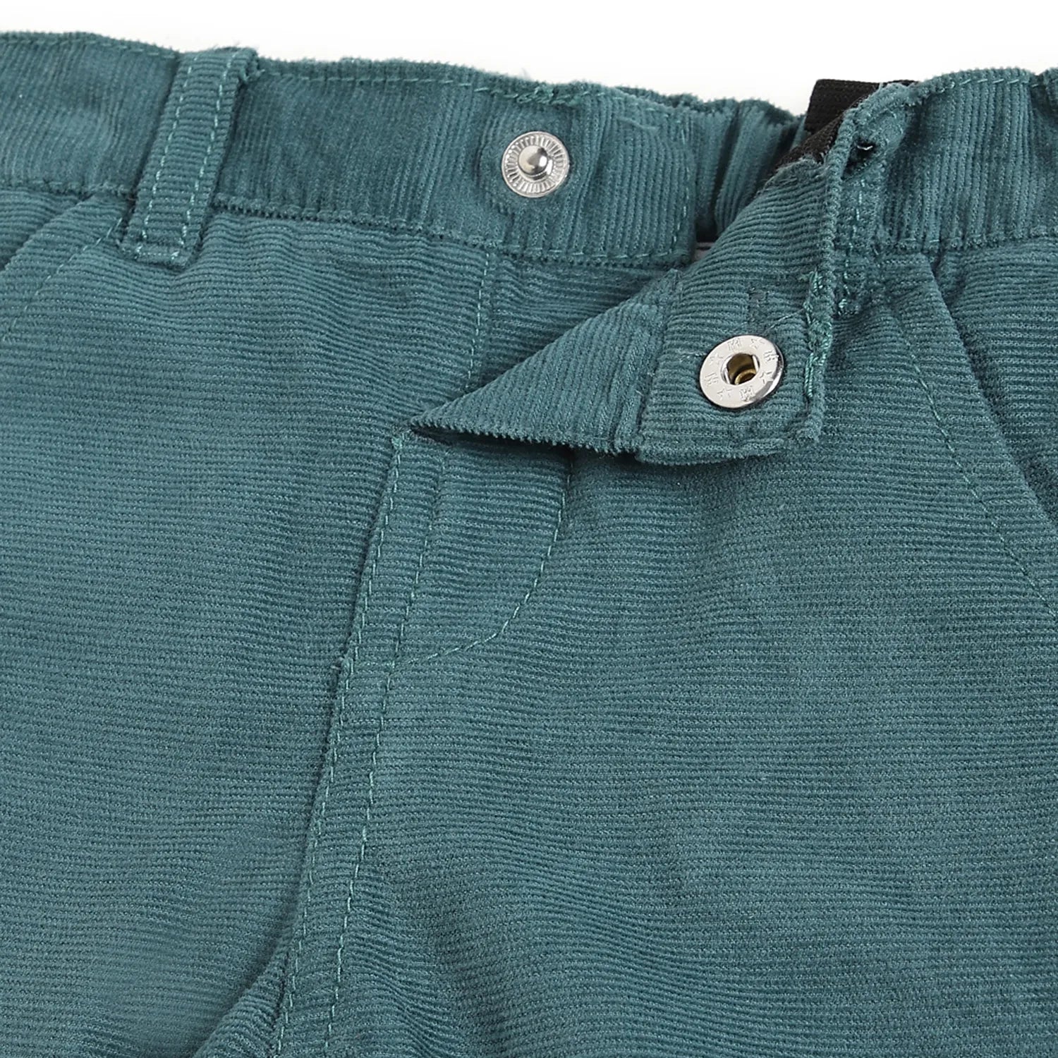 Boys Sea Green Mid-Rise Relaxed Fit Trousers