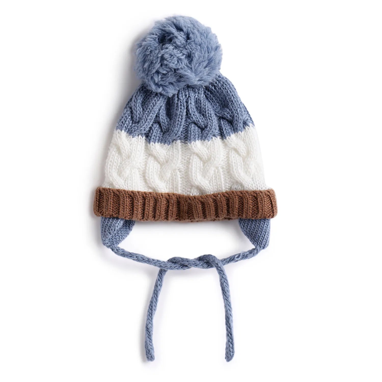 Boys Self Design Cap with scarf