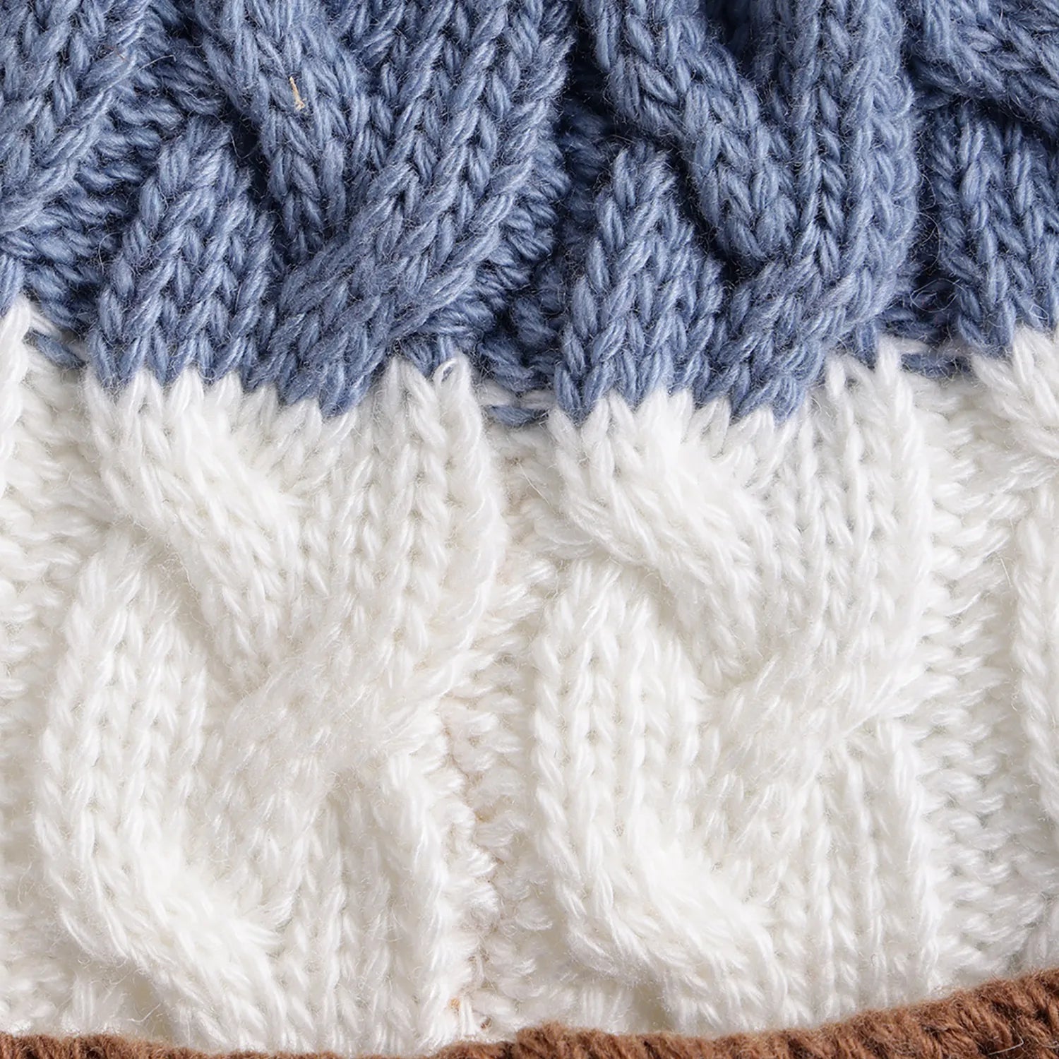 Boys Self Design Cap with scarf