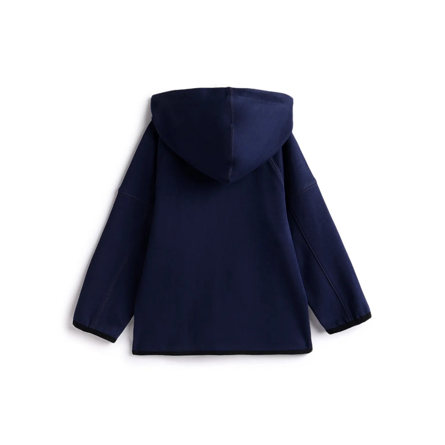 Boys Solid Hooded Cardigan